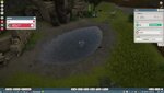 Animal escape in the pond in the middle of habitat.jpg